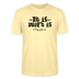 Berliner Schnauze trifft Berliner Gelassenheit-ET IS WIE'T IS-Unisex T-Shirt - Creme