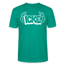 ICKE-Unisex T-Shirt mit Berliner Schnauze - Blaugrün