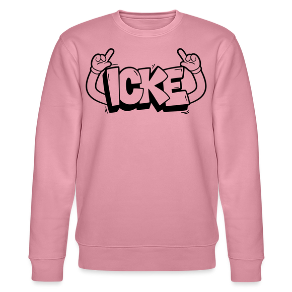 ICKE-Unisex Bio-Sweatshirt  mit Berliner Schnauze - Lila Traum