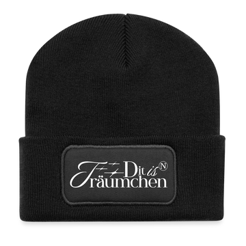 Berliner Spruch-DIT IS N TRÄUMCHEN-Beanie - Schwarz