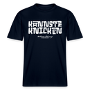 Berliner Schnauze Spruch-KANNSTE KNICKEN-RELAXED FIT Unisex Organic T-Shirt - Navy