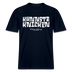 Berliner Schnauze Spruch-KANNSTE KNICKEN-RELAXED FIT Unisex Organic T-Shirt - Navy