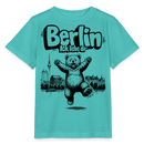 Berlin Souvenir-Kinder T-Shirt Bio-BERLIN ICK LIEBE DIR - Poolblau