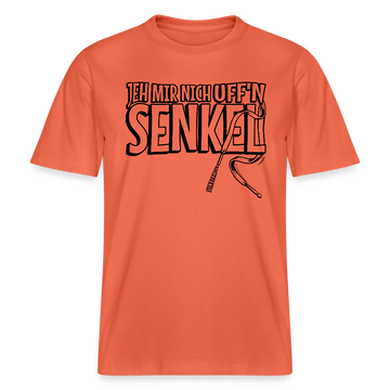 JEH MIR NICH UFFN SENKEL-Relaxed Fit Unisex Bio-T-Shirt - Hellrot