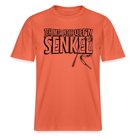JEH MIR NICH UFFN SENKEL-Relaxed Fit Unisex Bio-T-Shirt - Hellrot
