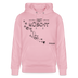Weihnachten in Berlin 25-JIBT NÜSCHT-Unisex Bio-Hoodie II - Hellrosa