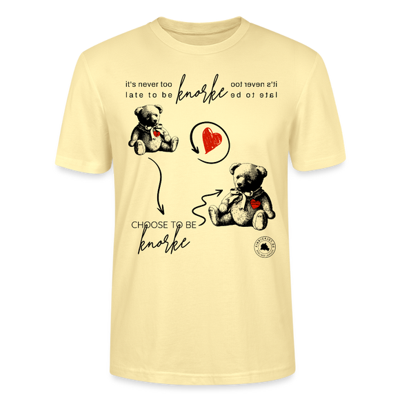 Berlin Shirt-BERLINER KNORKE-Unisex T-Shirt Bio - Creme