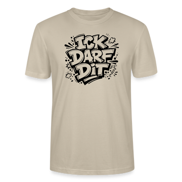 Berlin Shirt-ICK DARF DIT-Unisex T-Shirt - Beige