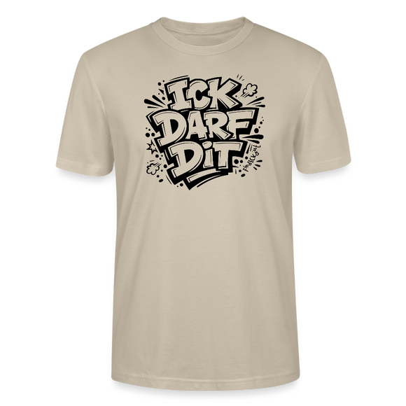 Berlin Shirt-ICK DARF DIT-Unisex T-Shirt - Beige