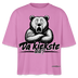 Da kiekste, wa? Frauen Boxy Bio-T-Shirt - Pink