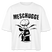 Berlin Shirt -MESCHUGGE - Frauen Boxy Bio-T-Shirt - Weiß