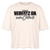 VERFATZ DA VOM JELÄNDE-Frauen Boxy Bio-T-Shirt - Weißgrau