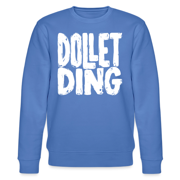 DOLLET DING-Unisex Bio-Sweatshirt - Blau