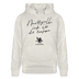 NACHTIGALL ICK HÖR DIR TRAPSEN-Unisex Bio-Hoodie - Beige meliert