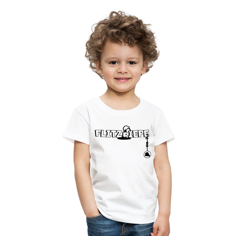 EINE FLITZPIEPE - Kinder Premium T-Shirt - Weiß