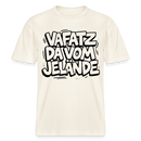 VAFATZ DA VOM JELÄNDE-RELAXED FIT Unisex BIO T-Shirt-hell - Naturweiß 
