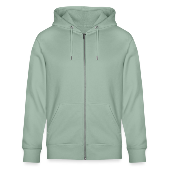 HAUPTSTADTJÖRE-Unisex Bio-Kapuzenjacke - Helles Graugrün