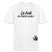 ICK HAB DIE FAXEN DICKE!-Relaxed Fit Unisex Bio-T-Shirt - Weiß