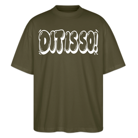 Berlin Shirt- DIT IS SO!-Oversized Unisex Bio T-Shirt - Khaki