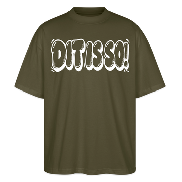 Berlin Shirt- DIT IS SO!-Oversized Unisex Bio T-Shirt - Khaki