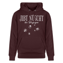 JIBT NÜSCHT - Unisex Bio-Hoodie - Maroon
