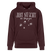 JIBT NÜSCHT - Unisex Bio-Hoodie - Maroon