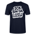 Berlin Shirt-Unisex BIO T-Shirt- ICK BIN DA, KANN LOSJEHN - Navy