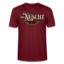 JIBT NÜSCHT IHR FLITZPIEPEN - Unisex Bio T-Shirt - Burgunderrot