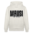 MAUSI UND MOTTE-unisex Bio Hoodie - Beige meliert