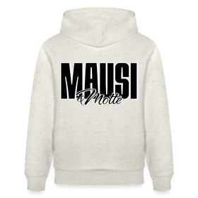MAUSI UND MOTTE-unisex Bio Hoodie - Beige meliert