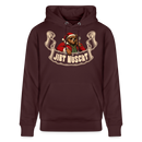 Weihnachten mit Berliner Schnauze-JIBT NÜSCHT-Unisex Bio-Hoodie - Maroon