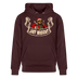 Weihnachten mit Berliner Schnauze-JIBT NÜSCHT-Unisex Bio-Hoodie - Maroon