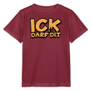 Kinder T-Shirt Bio - Burgunderrot