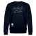NACHTIGALL ICK HÖR DIR TRAPSEN-Unisex Bio-Sweatshirt II - Navy