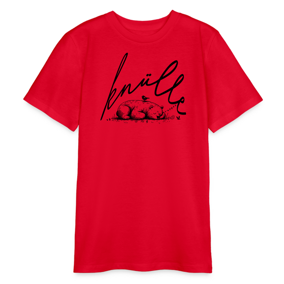 KNÜLLE - Bio Teenager T-Shirt - Rot