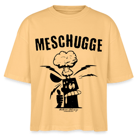 Berlin Shirt -MESCHUGGE - Frauen Boxy Bio-T-Shirt - Mispel