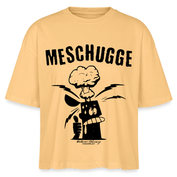Berlin Shirt -MESCHUGGE - Frauen Boxy Bio-T-Shirt - Mispel