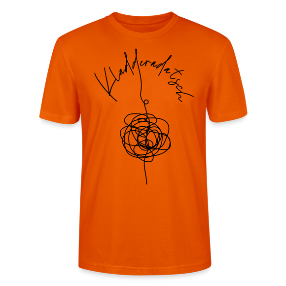 KLADDERADATSCH - Unisex BIO T-Shirt - Tieforange