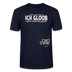 ICK GLOOB MEEN SCHWEIN PFEIFT!-Unisex T-Shirt Bio II - Navy