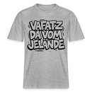 VAFATZ DA VOM JELÄNDE-RELAXED FIT Unisex BIO T-Shirt-hell - Grau meliert