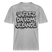 VAFATZ DA VOM JELÄNDE-RELAXED FIT Unisex BIO T-Shirt-hell - Grau meliert
