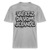 VAFATZ DA VOM JELÄNDE-RELAXED FIT Unisex BIO T-Shirt-hell - Grau meliert