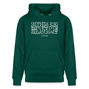 Berliner Spruch-ICK WUNDER MIR-Unisex Bio-Hoodie - Forest