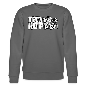 MACH'N KOPP ZU-Unisex Bio-Sweatshirt - Anthrazit