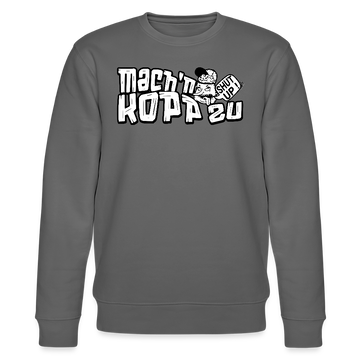 MACH'N KOPP ZU-Unisex Bio-Sweatshirt - Anthrazit