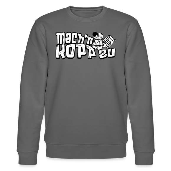 MACH'N KOPP ZU-Unisex Bio-Sweatshirt - Anthrazit