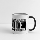 Berlin Souvenir-FIND ICK JUT-Panoramatasse - Weiß/Schwarz