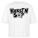 Berlin Shirt mit Berliner Schnauze -KIEKSTN SO?Frauen Boxy Bio-T-Shirt - Weiß