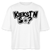 Berlin Shirt mit Berliner Schnauze -KIEKSTN SO?Frauen Boxy Bio-T-Shirt - Weiß