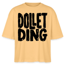 DOLLET DING-Frauen Boxy Bio-T-Shirt - Mispel